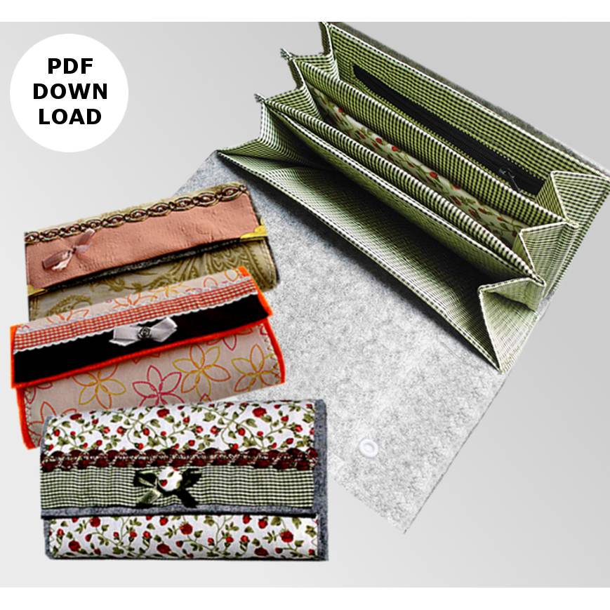 Nähangleitung Geldbeutel 