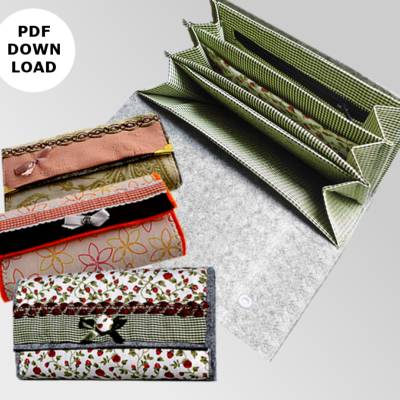 Nähangleitung Geldbeutel 