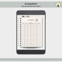 Undatierter digitaler Haustierkalender, Haustierplaner, Goodnotesplaner, Haustierorganizer, iPad Planer, Notability Bild 5