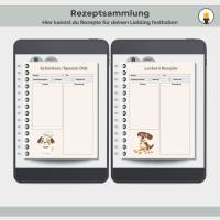 Undatierter digitaler Haustierkalender, Haustierplaner, Goodnotesplaner, Haustierorganizer, iPad Planer, Notability Bild 6