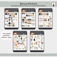 Undatierter digitaler Haustierkalender, Haustierplaner, Goodnotesplaner, Haustierorganizer, iPad Planer, Notability Bild 8