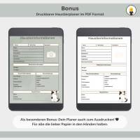 Undatierter digitaler Haustierkalender, Haustierplaner, Goodnotesplaner, Haustierorganizer, iPad Planer, Notability Bild 9