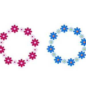 Stickdatei Blumenkreis in vier Größen, Gänseblümchen, Kranz, Blüte, Stickmuster Bild 5