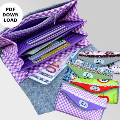 Nähanleitung Geldbeutel 