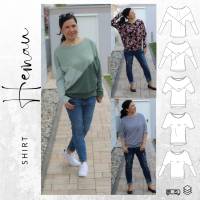 Ebook PDF Schnittmuster Damen Shirt HEMAU 34-56 Bild 1