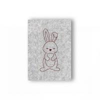 Stickdatei Hase, LineArt, Redwork, Silhouette, drei Größen, drei Stichvarianten, 9 Dateien, Hase, Ostern Bild 2