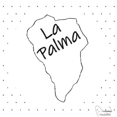 Stickdatei * La Palma * 63x90 mm Maschinenstickmuster digital
