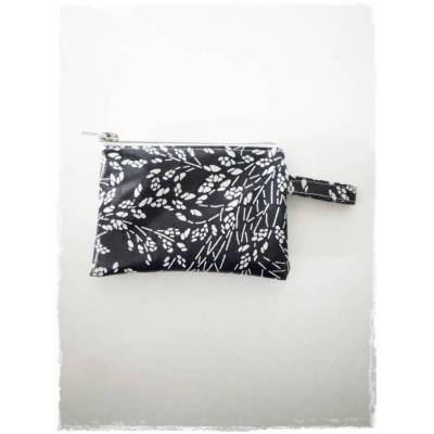 Süßes Mini Täschchen * aus Wachstuch * Krimskrams * Kinder Geldbörse * Geldbeutel * Dunkelblau