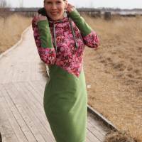 Ebook PDF Schnittmuster Damen Hoodiekleid Hoodie UDINE Gr. 32-56 Bild 8