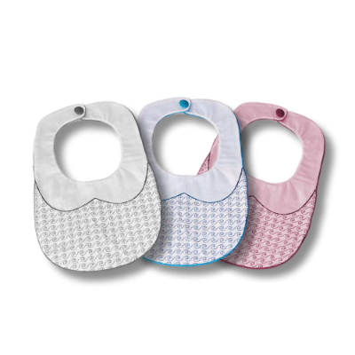 Stickdatei Latz Lätzchen Kragen ITH zwei Größen, 16x26 und 18x30, Baby, Kind, Sabberlatz, Halstuch