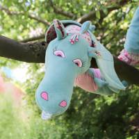 Schnittmuster Kuscheltier Bettdrache 