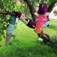 Schnittmuster Kuscheltier Bettdrache 