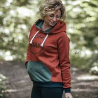 Ebook PDF Schnittmuster Damen Hoodie EBERN Gr. 34-56 + gratis Plott Bild 8