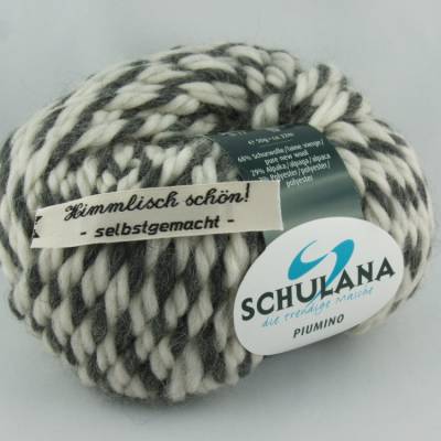 Schulana Piumino: schöne flauschige dicke Schurwolle mit Alpakaanteil
