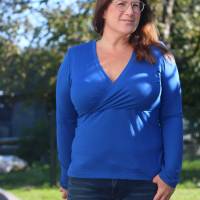 Ebook PDF Schnittmuster Damen Shirt Wickelshirt EDLING Gr. 34-54 Bild 5