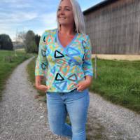 Ebook PDF Schnittmuster Damen Shirt Wickelshirt EDLING Gr. 34-54 Bild 7