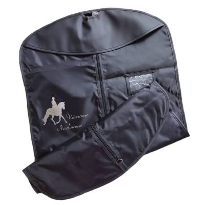 Kleiderhülle Dressur reiten, Pferd, individualisierbar, 100% Polyester