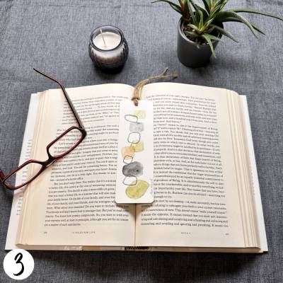 Handgemachte Lesezeichen aus Aquarellpapier – Einzigartige Geschenkidee