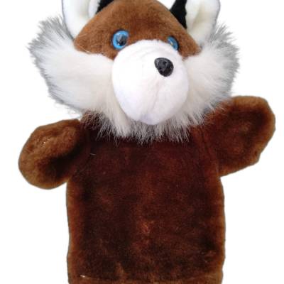 Vintage 80er Handpuppe Fuchs gebraucht Werbegeschenk Sparkasse Rarität