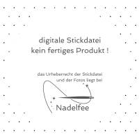 Stickdatei * Hase * 42x77 mm Maschinenstickmuster digital Bild 5