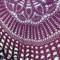 Häkelanleitung halbrundes Tuch 