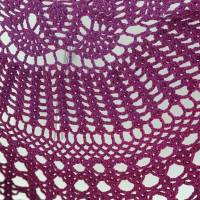 Häkelanleitung halbrundes Tuch 