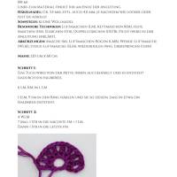 Häkelanleitung halbrundes Tuch 