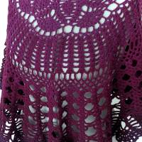 Häkelanleitung halbrundes Tuch 