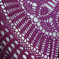 Häkelanleitung halbrundes Tuch 