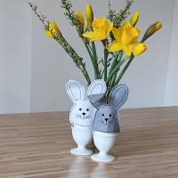 Stickdatei Eierhut Rahmen 10 cm x 10 cm, Ostern, Osterhase, Dekoration, Tisch Bild 2