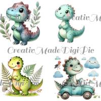 Clipart PNG Bundle Sublimations Druckvorlage Watercolor Plotterdatei Bild 1