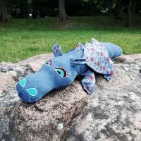 Schnittmuster Kuscheltier Drache 
