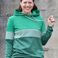 Ebook PDF Schnittmuster Damen Colorblocking Hoodie ENINGEN Gr. 34-56 Bild 5