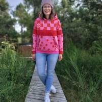 Ebook PDF Schnittmuster Damen Colorblocking Hoodie ENINGEN Gr. 34-56 Bild 6