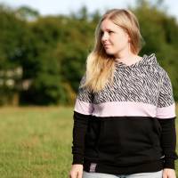 Ebook PDF Schnittmuster Damen Colorblocking Hoodie ENINGEN Gr. 34-56 Bild 7