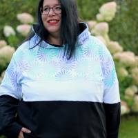 Ebook PDF Schnittmuster Damen Colorblocking Hoodie ENINGEN Gr. 34-56 Bild 8