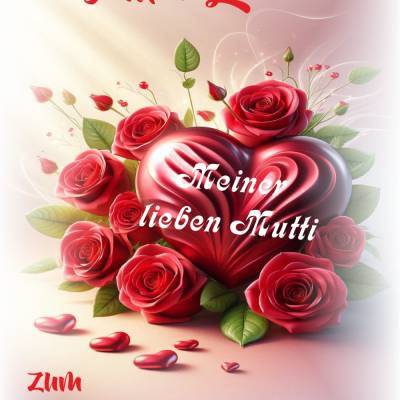 Muttertag, Glückwünsche, Grußkarte zum Downloaden und Versenden