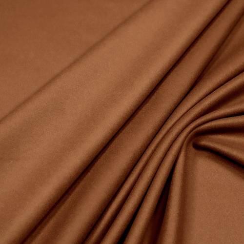 2 m Rest Loden Mantelstoff aus Schurwolle in Cognac-Braun für Jacken, Blazer, leichte Mäntel, Longwesten, Capes