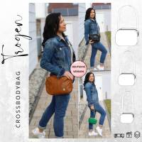 Ebook -PDF Schnittmuster Damen Crossbag Tasche TROGEN + Videoanleitung Bild 1
