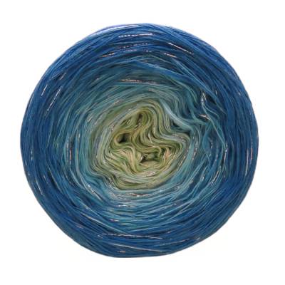 handgewickelter Bobbel mit Glitzerfaden - Nr. 218