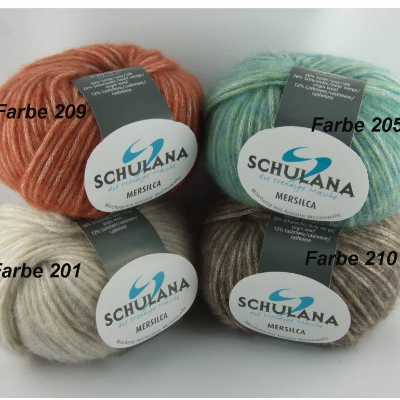 Schulana Mersilca: feinste Merinowolle mit Seide und Cashmere