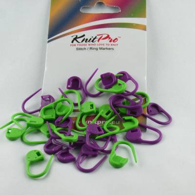 Knit Pro verschließbare Maschenmarkierer Stitch Ring Markers