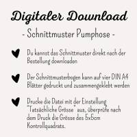 Schnittmuster Pumphose Gr. 50-80 – eBook Babyhose nähen PDF, Nähanleitung für Anfänger, Kinderkleidung handmade Bild 2