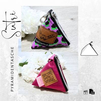 Ebook -PDF Schnittmuster Tasche Pyramidentasche SUTRI + Videoanleitung