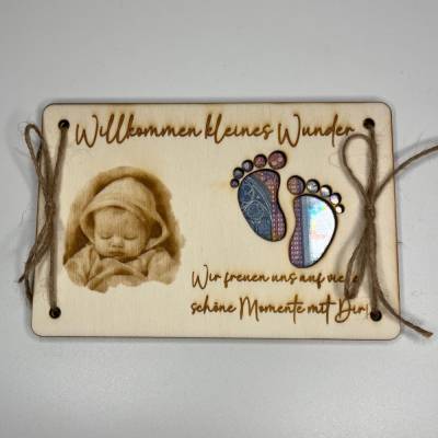 SVG Datei für Geldgeschenkkarte zur Geburt – Ein liebevolles Geschenk zur Willkommensfeier oder Taufe!