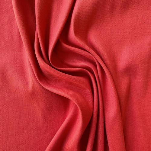 Stretch Leinen in Orangerot - italienische Leinenmischung für bequeme Kleider, Hosen, leichte Jacken und Blazer