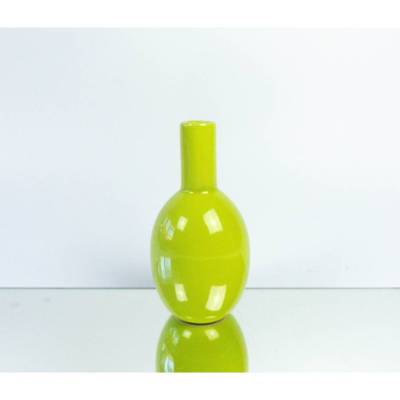 Vase von ASA in hellgrün, Vintage Vase, kleine bauchige Keramikvase, 15 cm hoch