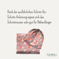 Schnittmuster Mütze und Loop | eBook Beanie nähen | Kinderkleidung handmade | Nähanleitung für Kinder und Erwachsene Bild 5