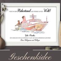 Geldgeschenk zum Ruhestand | personalisiertes Geschenk zur Rente | Abschiedsgeschenk Pension Bild 10