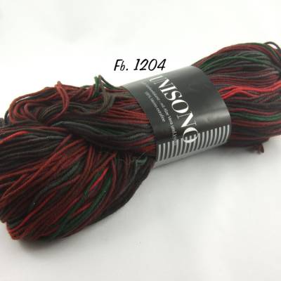 Unisono von Atelier Zitron: schöne Multicolor-Wolle mit Aloe Vera und Jojoba, Farbe 1204